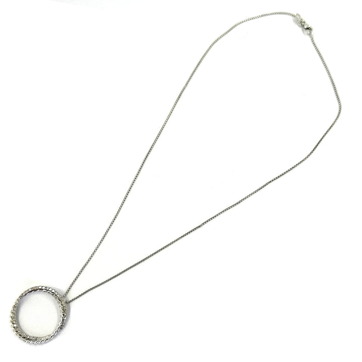 Diamond Circle of Life Pendant Necklace