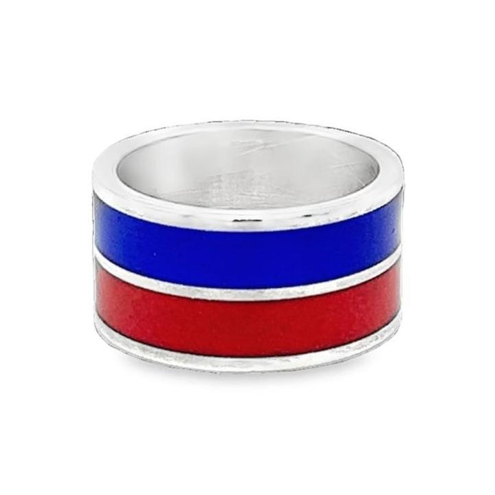 Gucci Silver and Enamel Ring