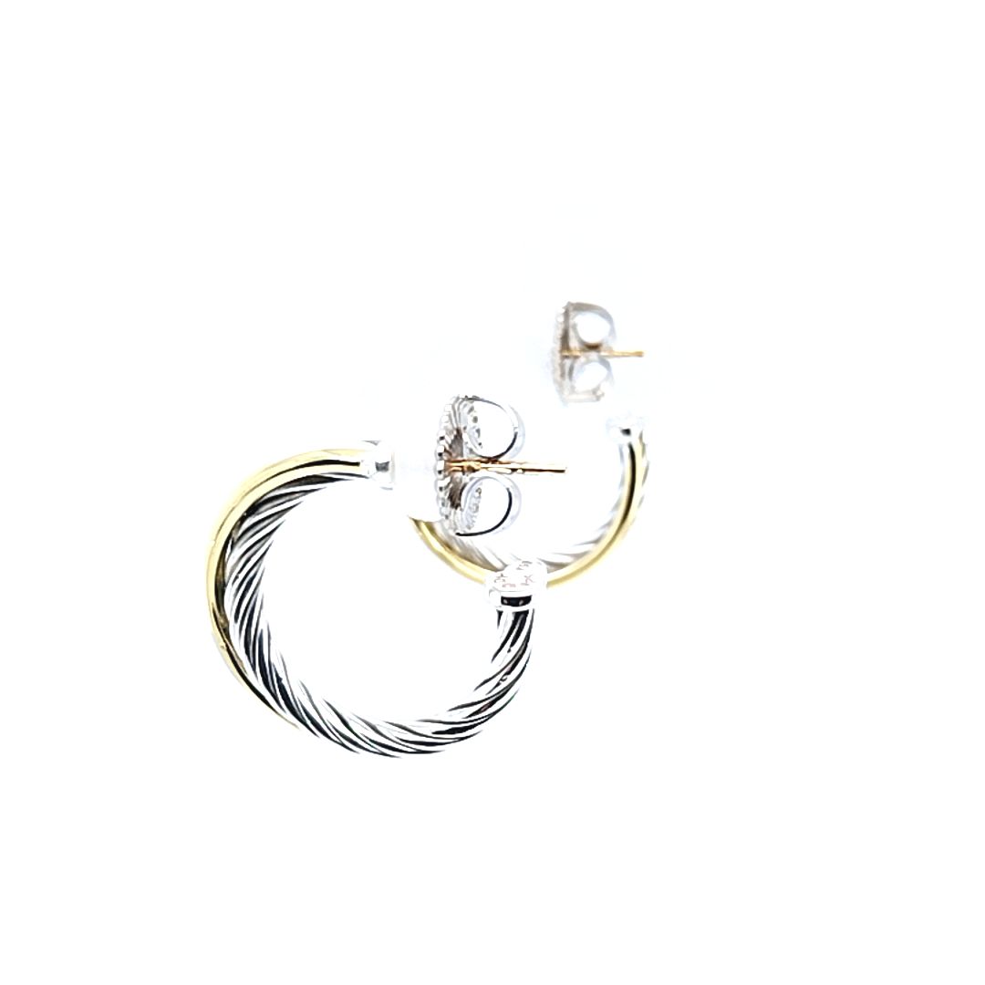 David Yurman Crossover Hoops