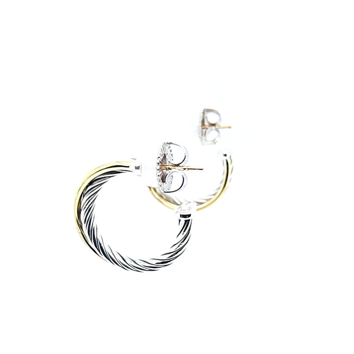 David Yurman Crossover Hoops
