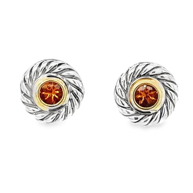 David Yurman Citrine Studs