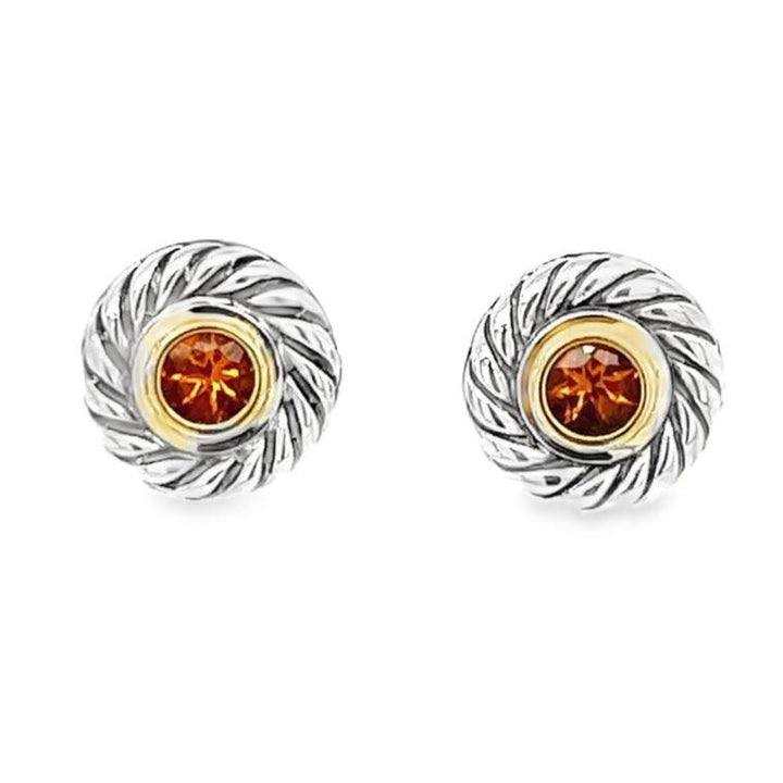 David Yurman Citrine Studs