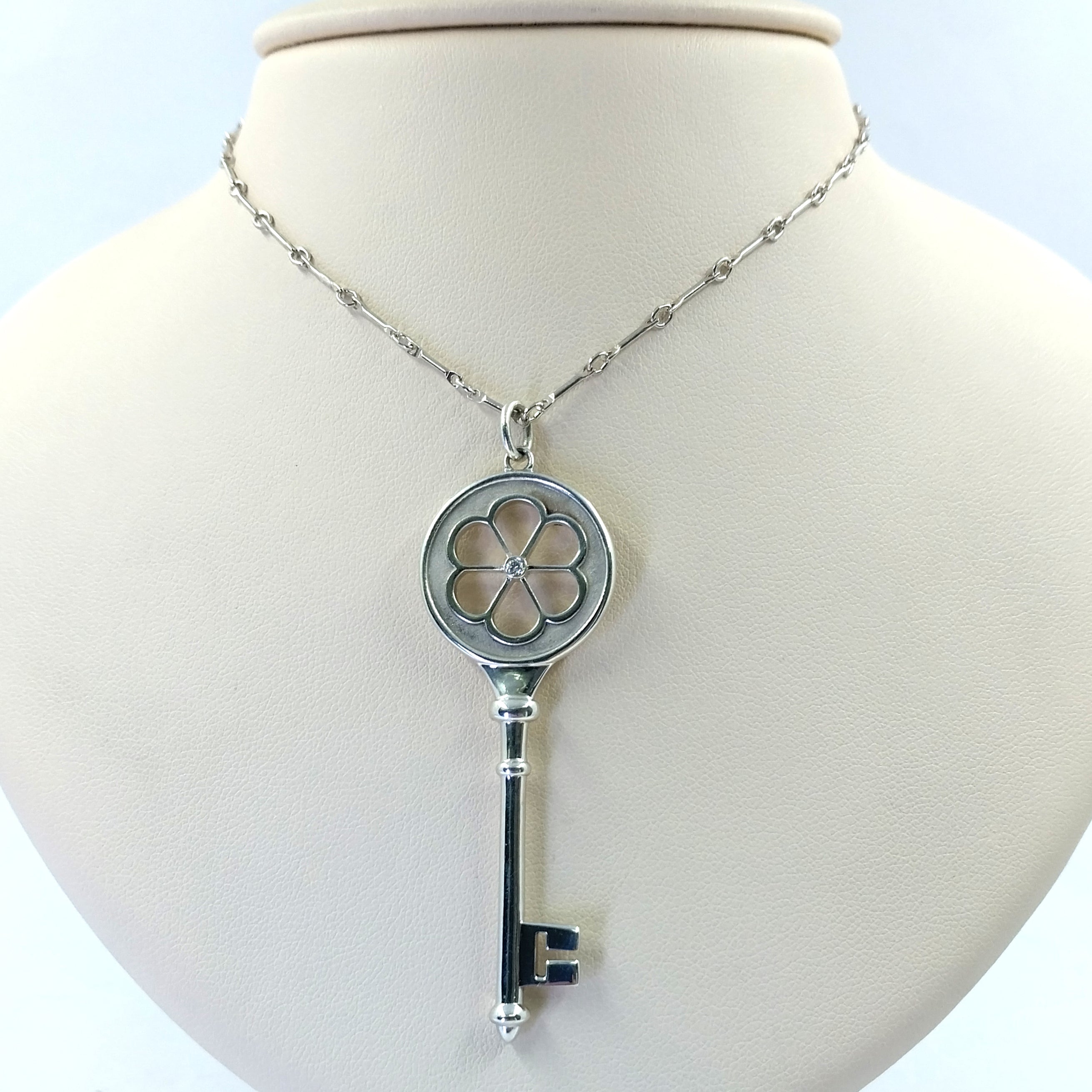 TIffany & Co. Blossom Key Diamond Necklace – Jae's Jewelers