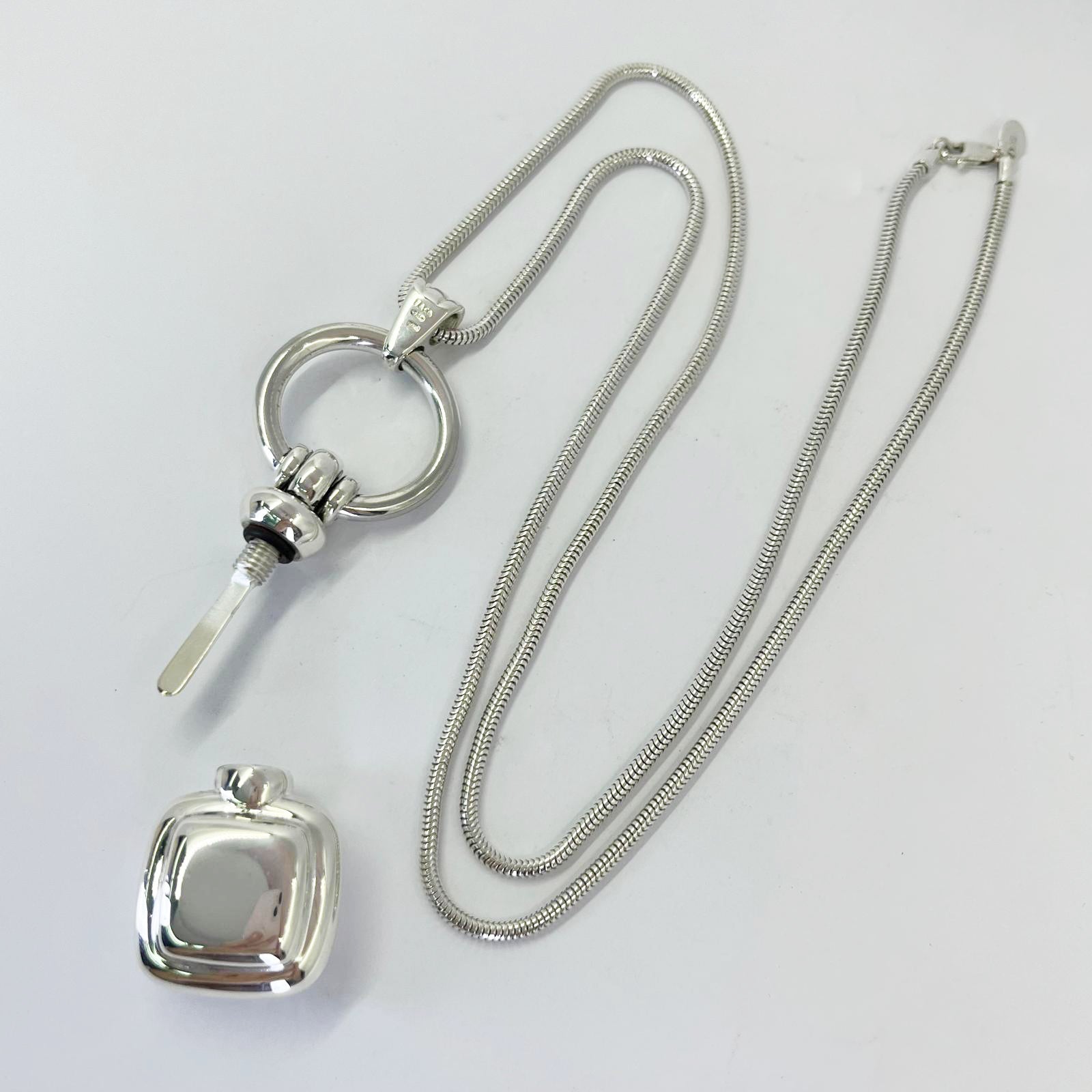 アクセサリー tiffany perfume bottle Tiffany & Co Perfume Bottle Necklace Pendant Charm 24 Inch Chain