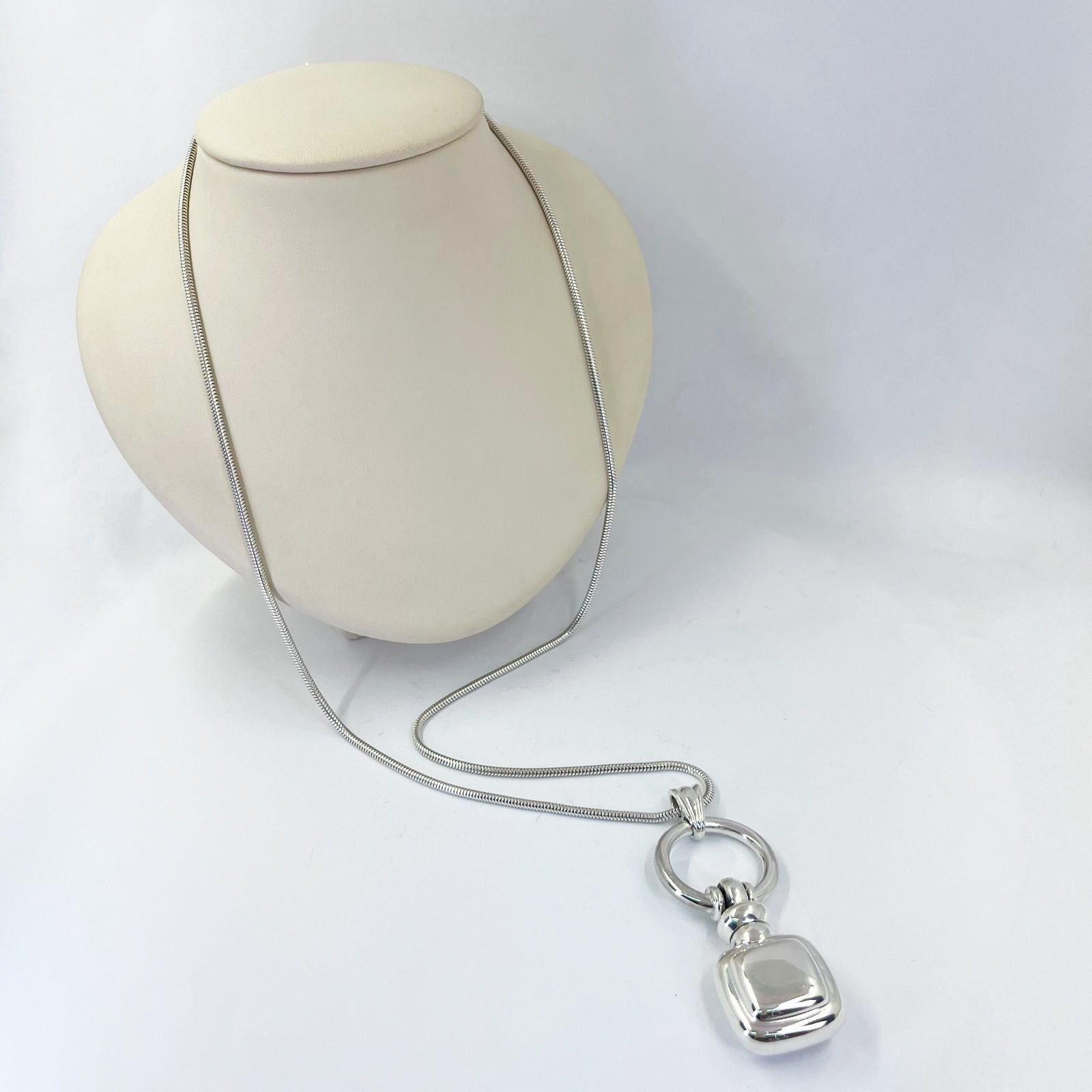 Tiffany & Co. Perfume Bottle Pendant Necklace Miami FL Coral