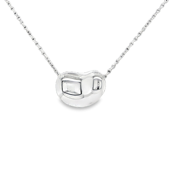 Tiffany & Co. Sterling Bean Necklace