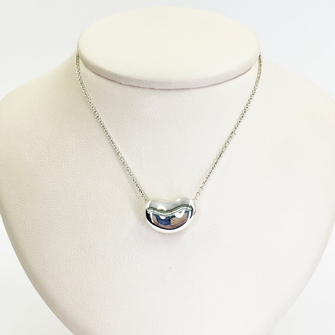 Tiffany & Co. Sterling Bean Necklace