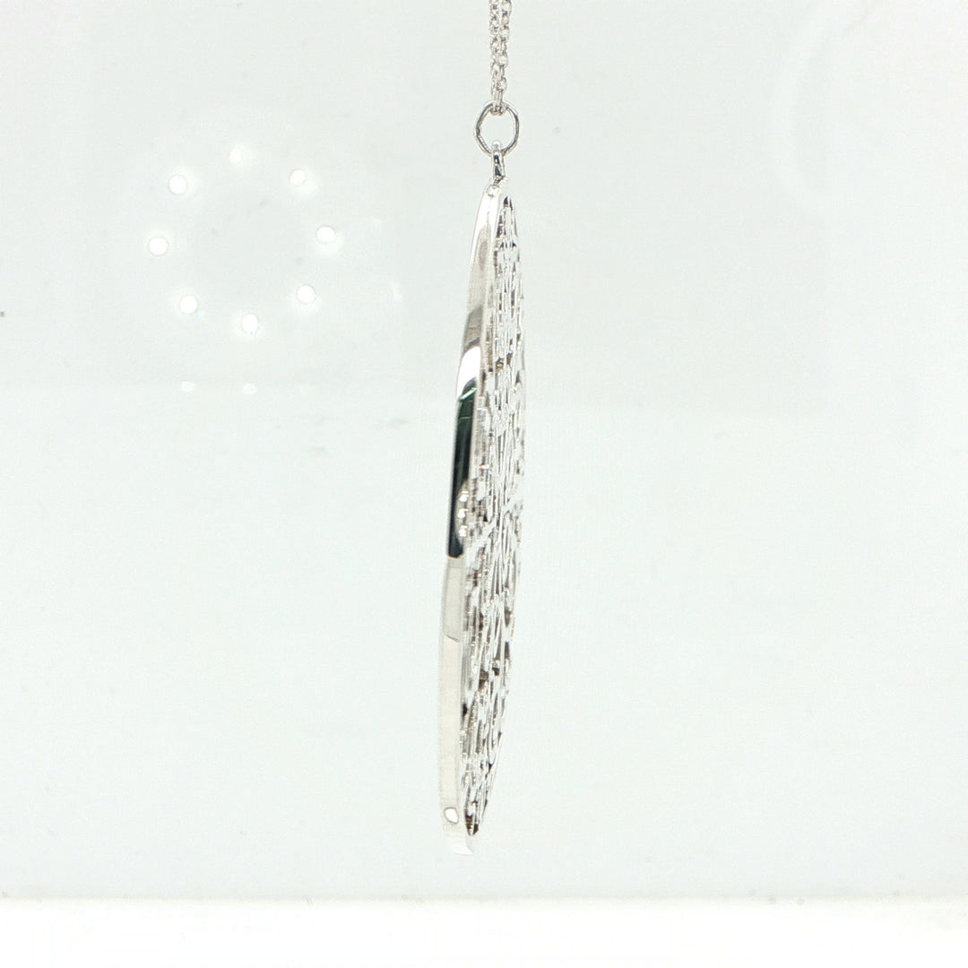 Tiffany & Co Large Enchant Circle Sterling Silver Necklace