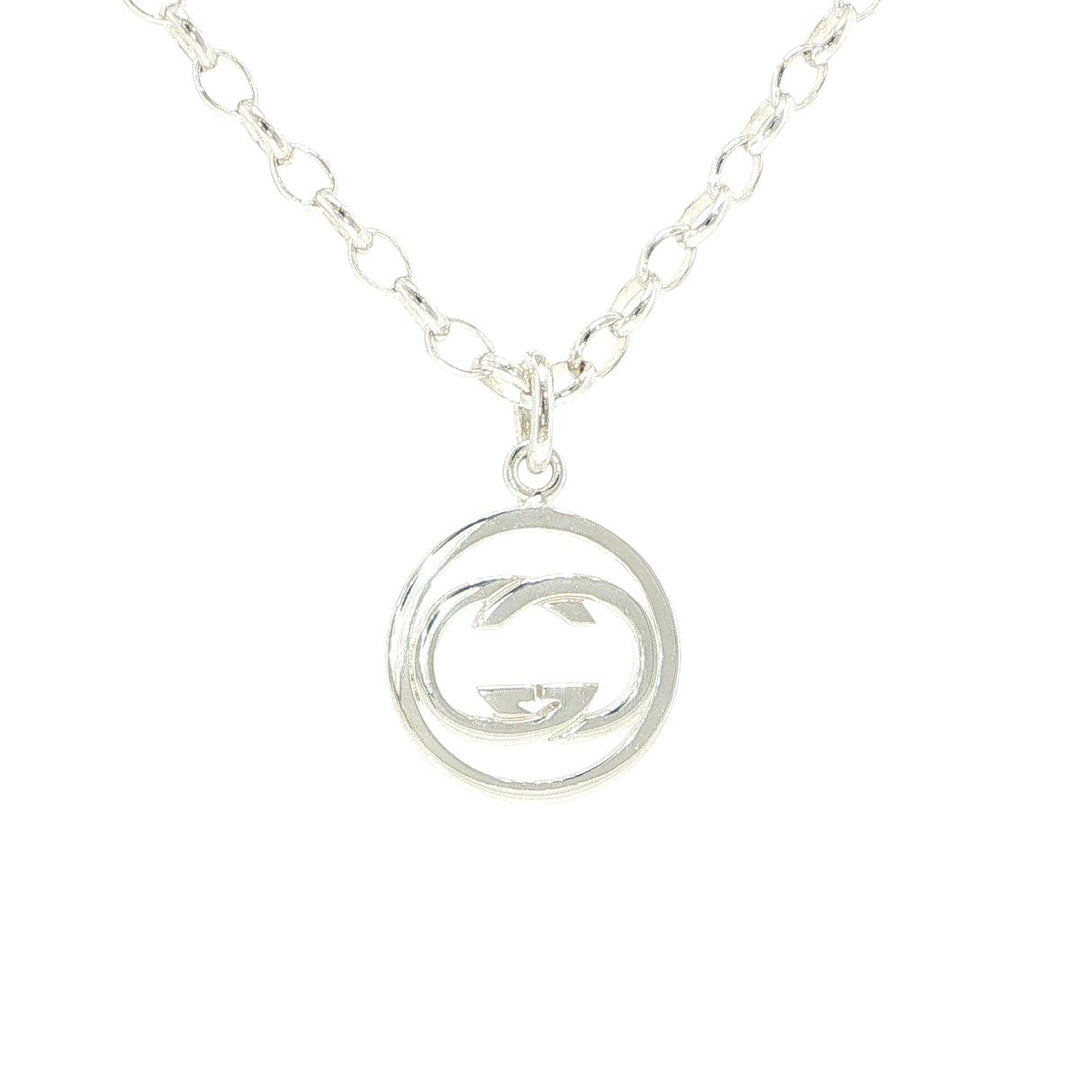 Gucci Sterling Silver Pendant Necklace