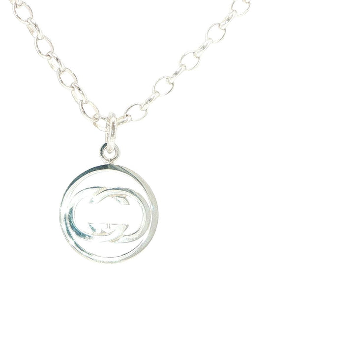 Gucci Sterling Silver Pendant Necklace