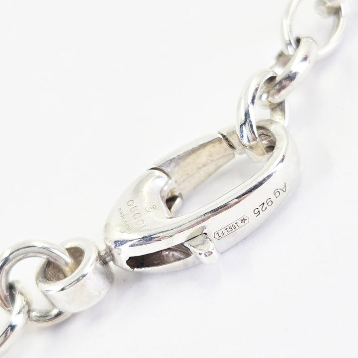 Gucci Sterling Silver Pendant Necklace