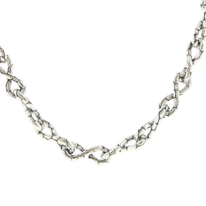 John Hardy Kali Dot Twisted Link Sterling Silver Necklace