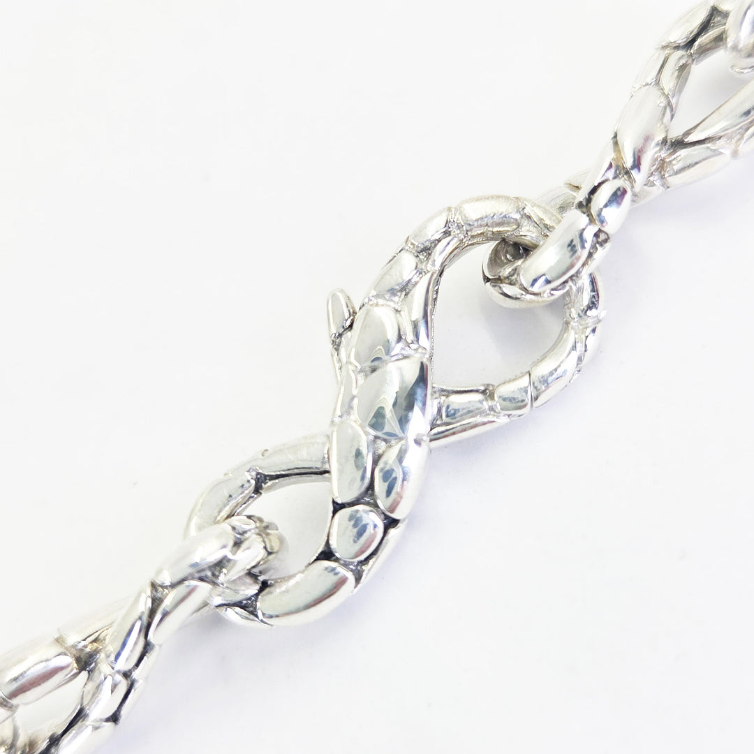 John Hardy Kali Dot Twisted Link Sterling Silver Necklace