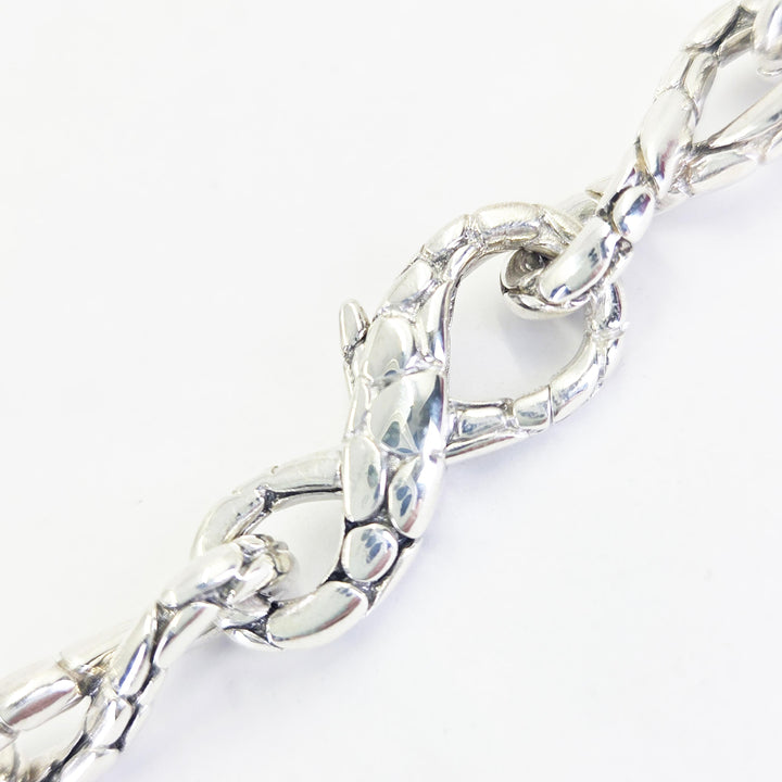 John Hardy Kali Dot Twisted Link Sterling Silver Necklace