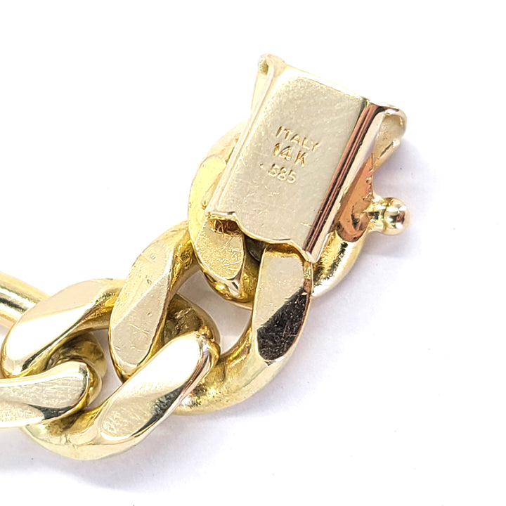 Engravable Figaro Chain Bracelet
