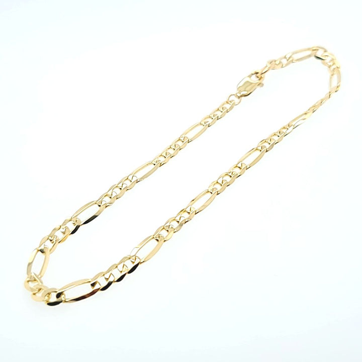 4mm Figaro Chain Bracelet