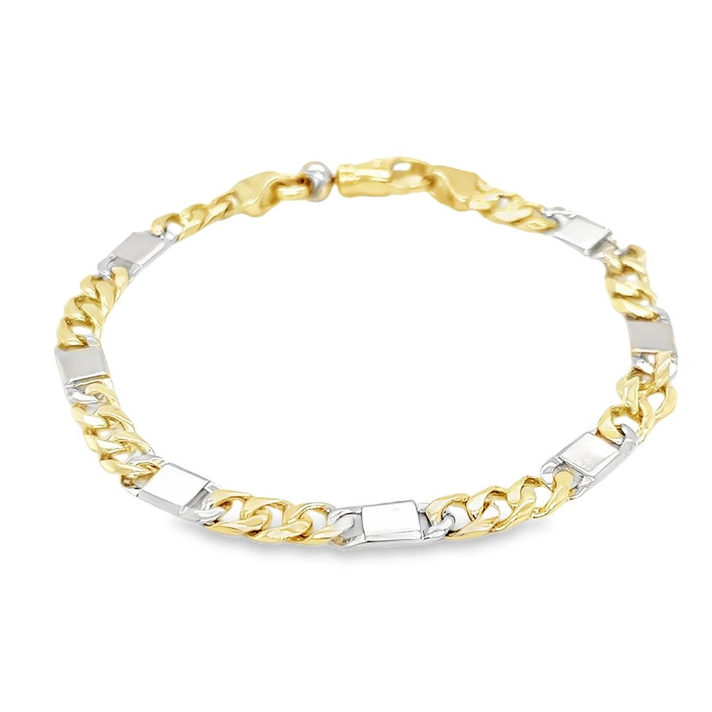●tow tow archive● Linka Pearl Chain Bracelet Gold TBH52ABT 8-8.5mm Pink Cultured Freshwater Pearl 14k Yellow Gold Line