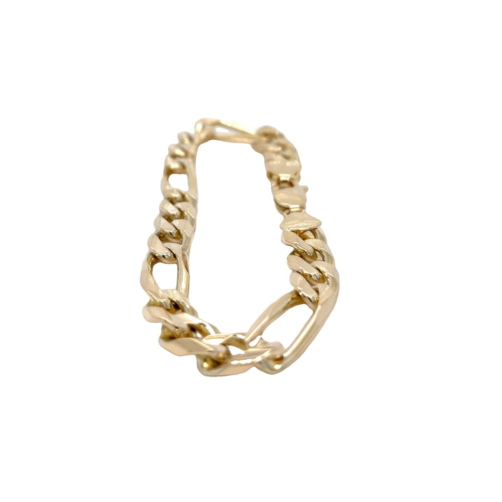 14K Yellow Gold Figaro Bracelet