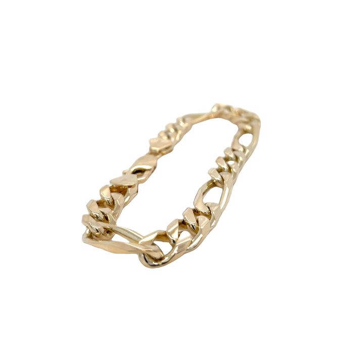 14K Yellow Gold Figaro Bracelet