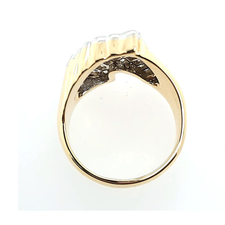 Pave-Set Diamond Horse Head Ring