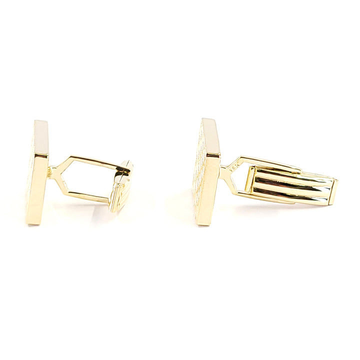 Basketweave Texture Cufflinks