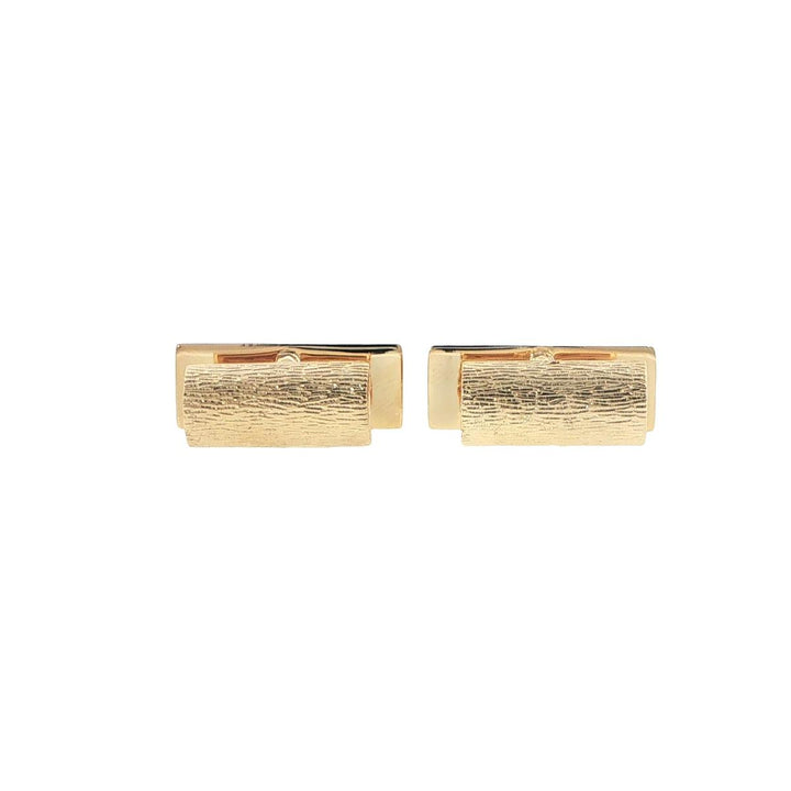 Tiffany & Co. 18K Yellow Gold Diamond Men's Cufflinks