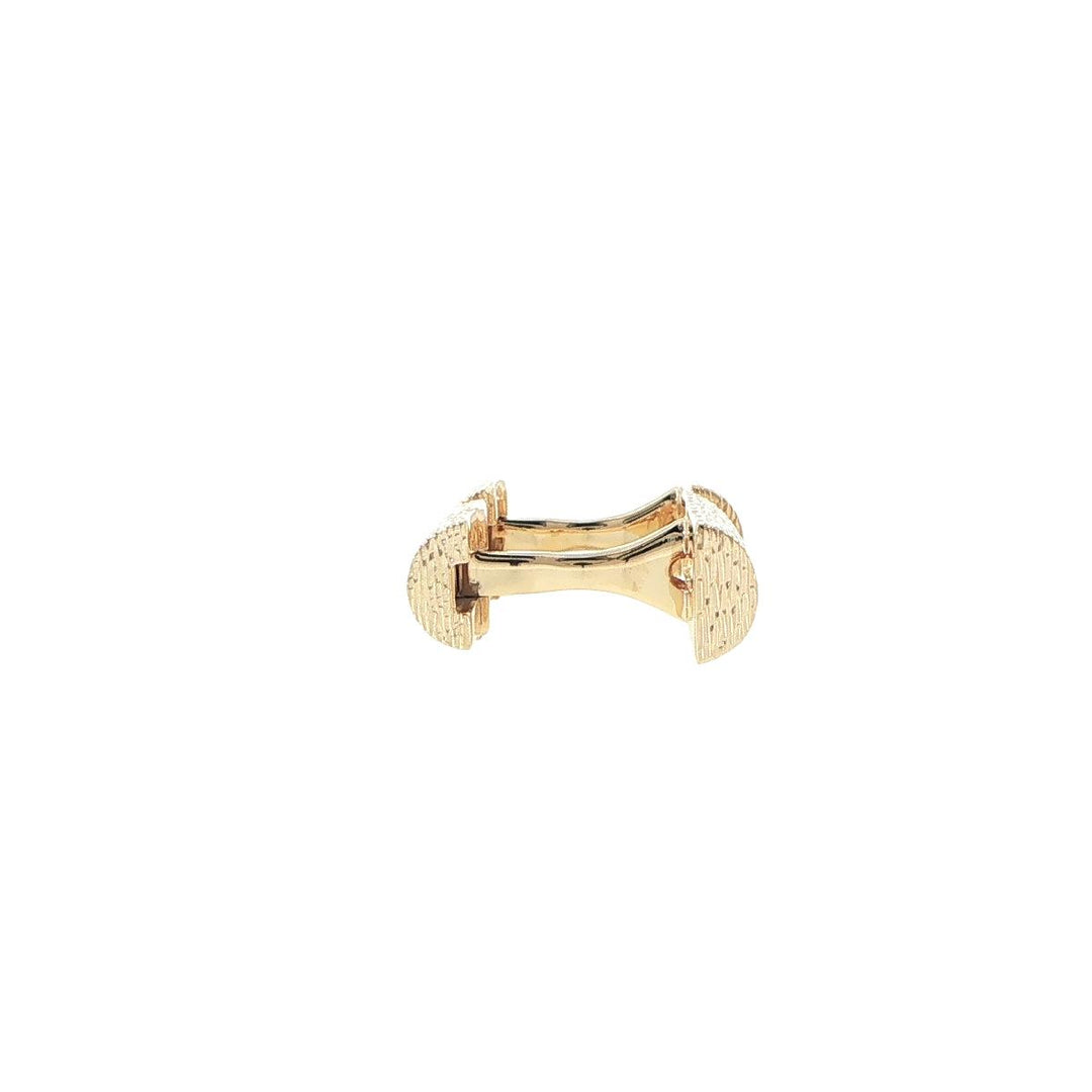 Tiffany & Co. 18K Yellow Gold Diamond Men's Cufflinks
