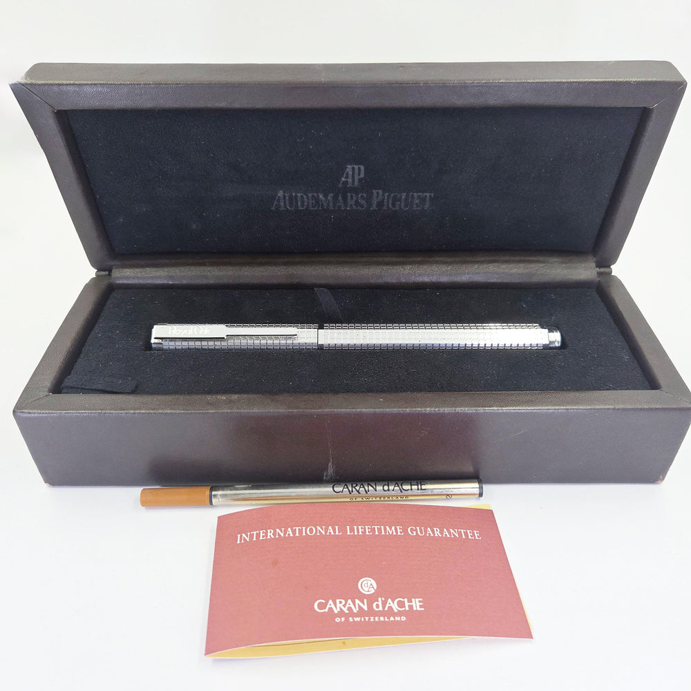 Audemars Piguet Royal Oak Silver-Plated Ballpoint Pen with Box