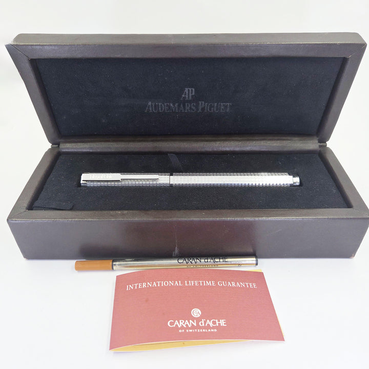 Audemars Piguet Royal Oak Silver-Plated Ballpoint Pen with Box
