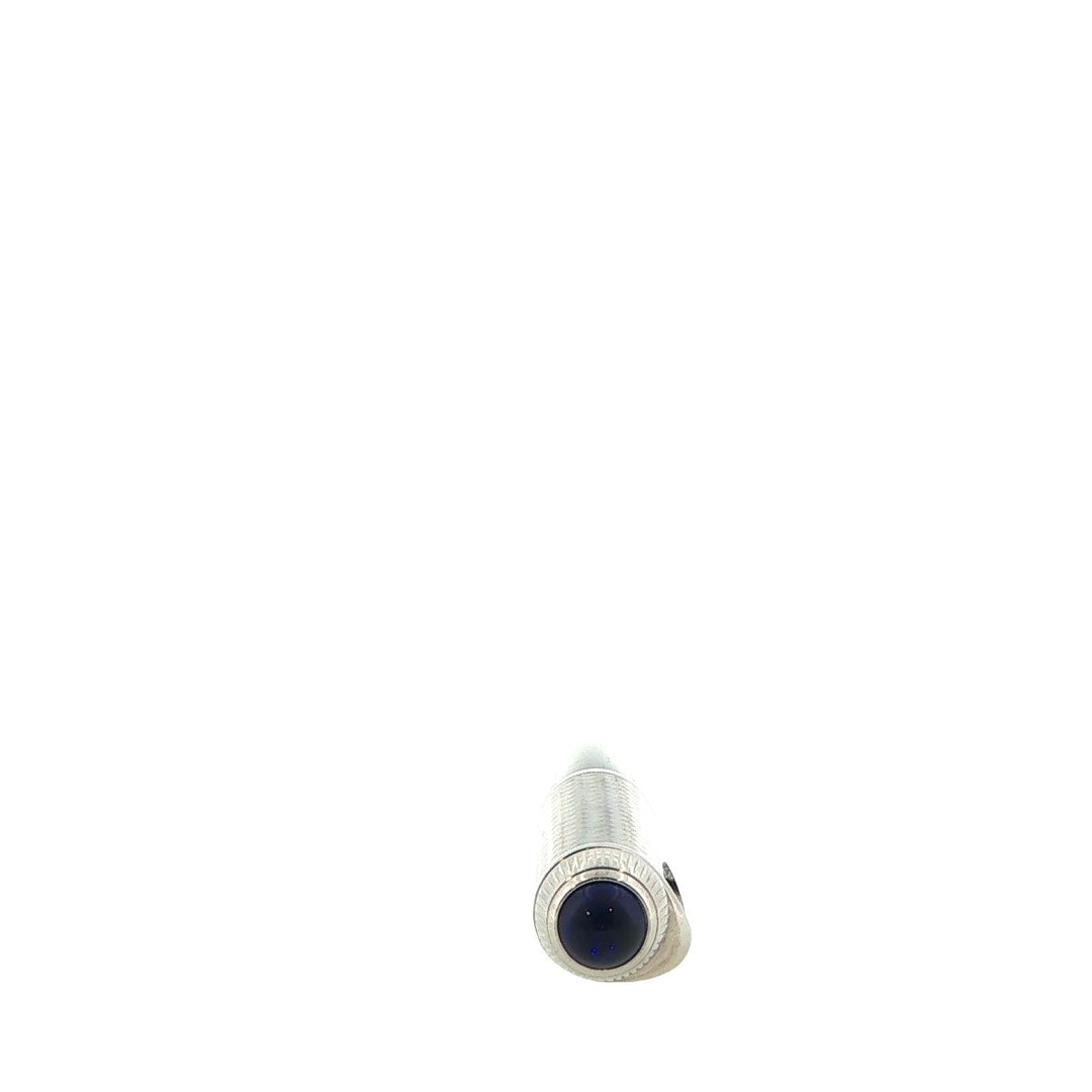 Cartier R de Cartier Ballpoint Pen Steel & Black Resin with Box