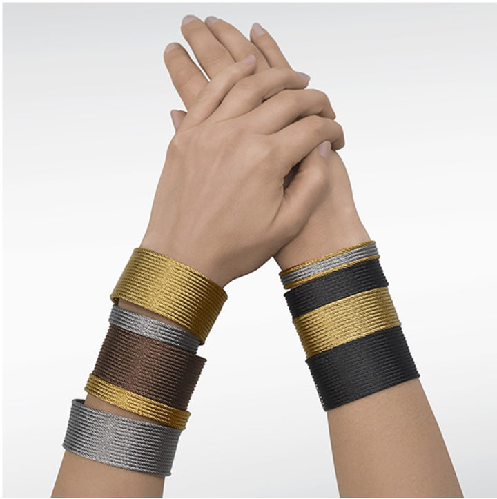 Black Cable Cuff Essentials 12-Row Cuff