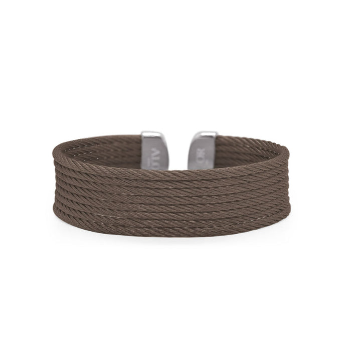 Chocolate Cable Cuff Essentials 8-Row Cuff