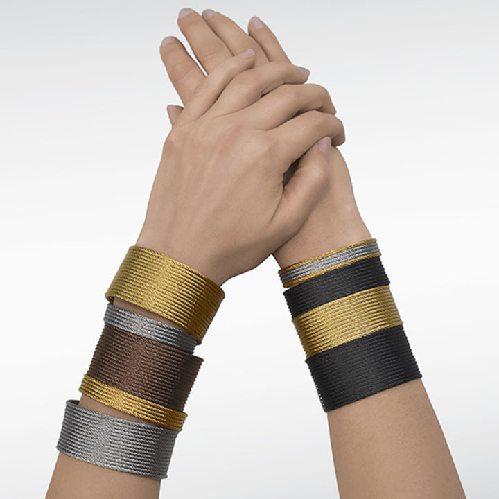 Chocolate Cable Cuff Essentials 8-Row Cuff