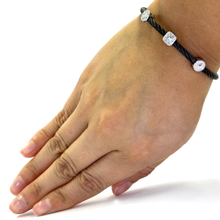 Classique Collection Stackable Diamond Bangle