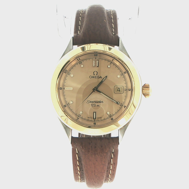 Omega Seamaster 120M Quartz 36mm Steel & 18K Gold Watch