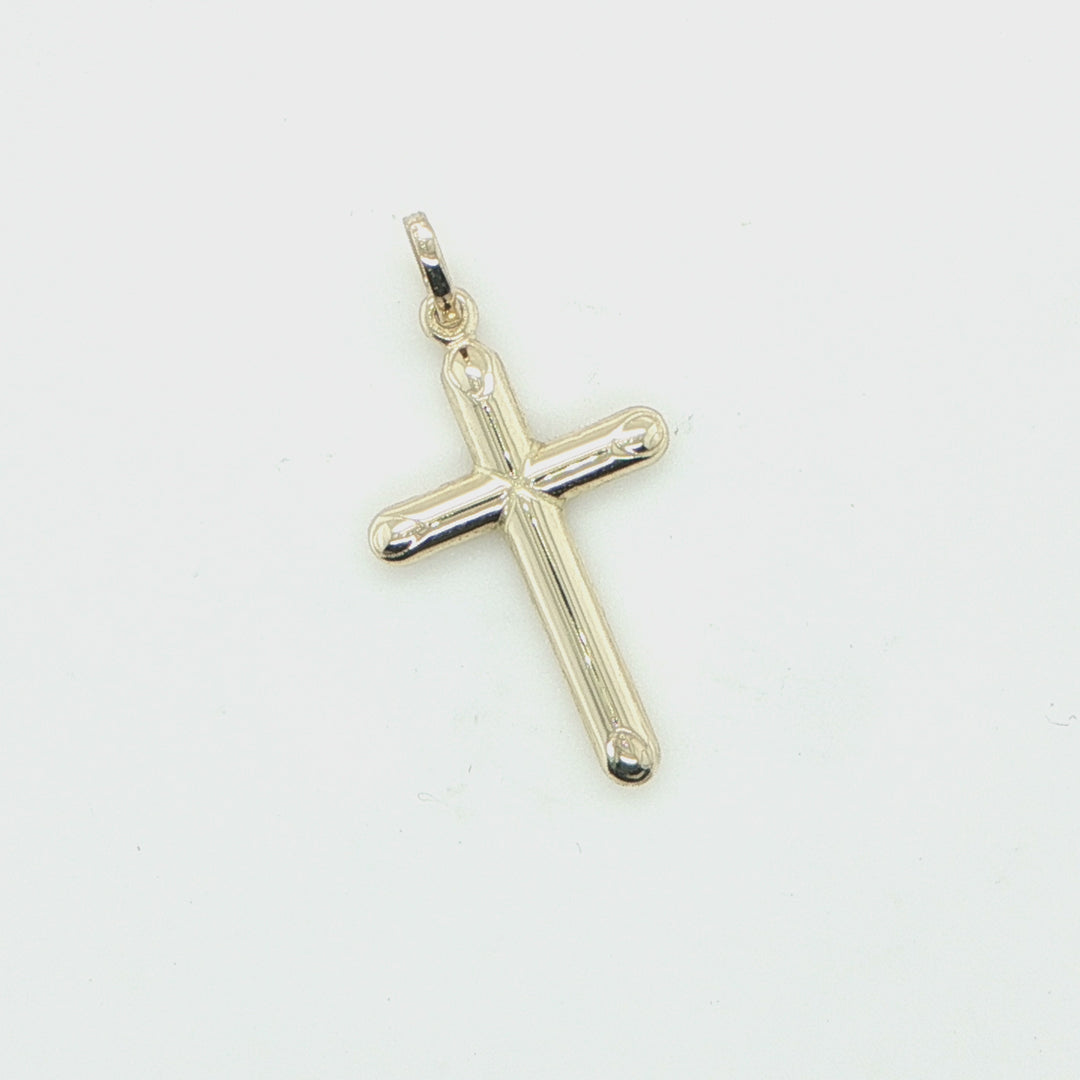 14K Yellow Gold Cross Pendant