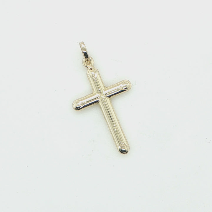14K Yellow Gold Cross Pendant