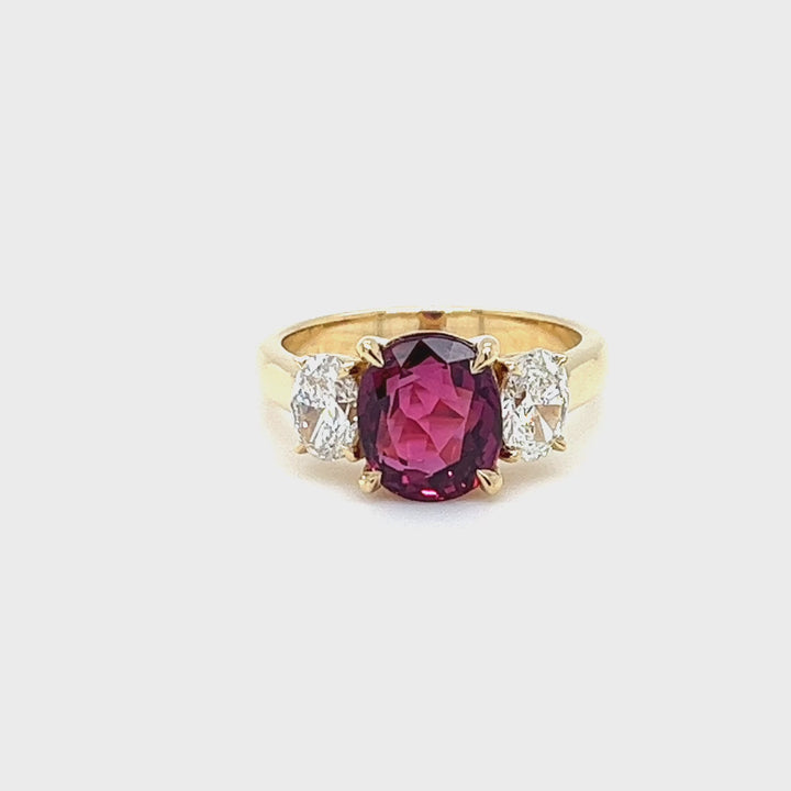 Helena Unheated Ruby Ring