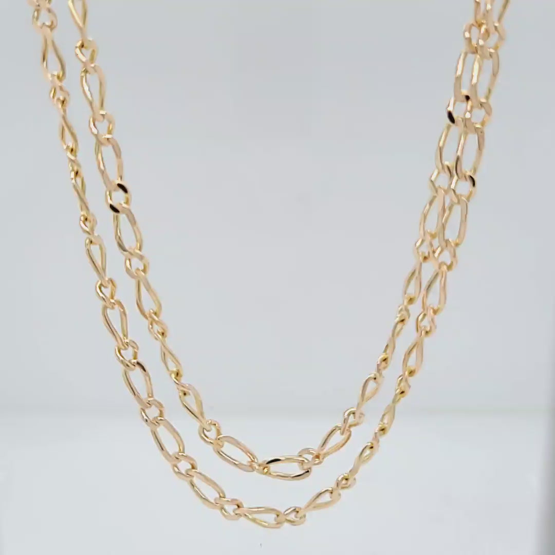 4.3mm Figaro Chain