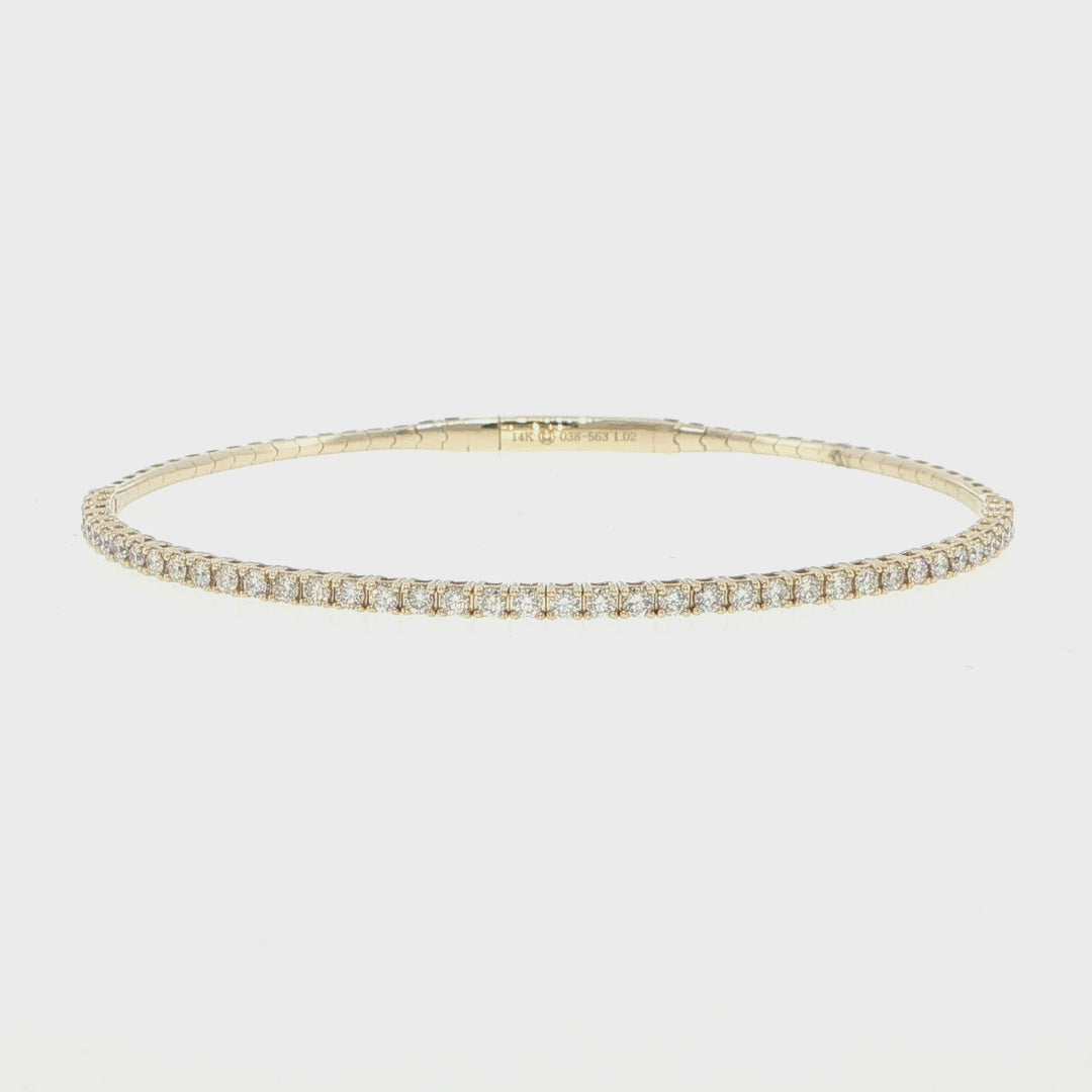 14K Yellow Gold Diamond Bracelet