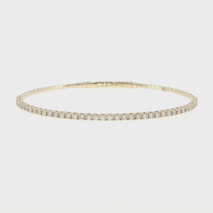 14K Yellow Gold Diamond Bracelet