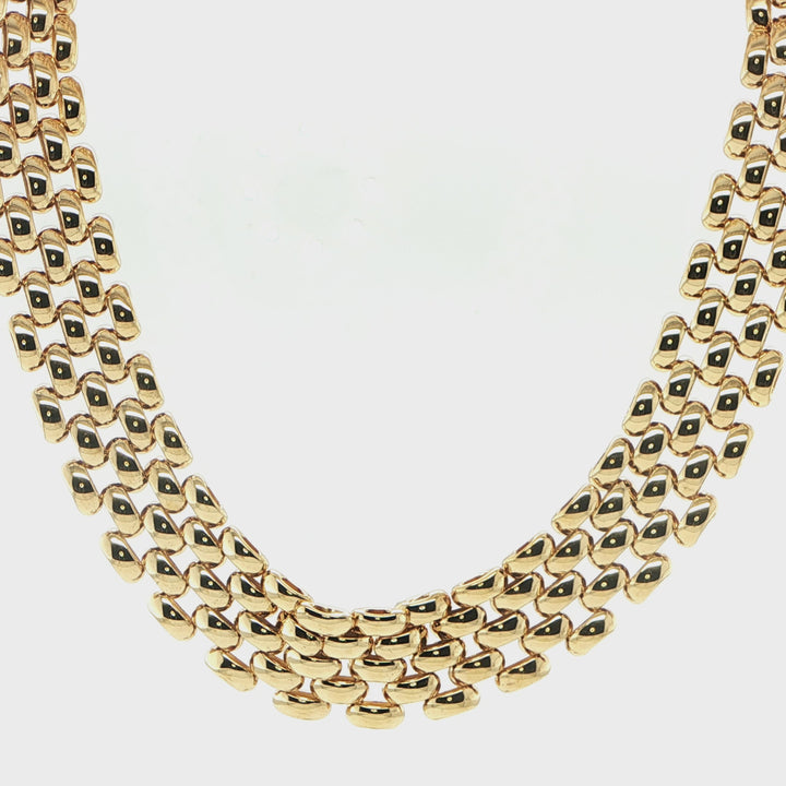 14K Yellow Gold Panthère Necklace