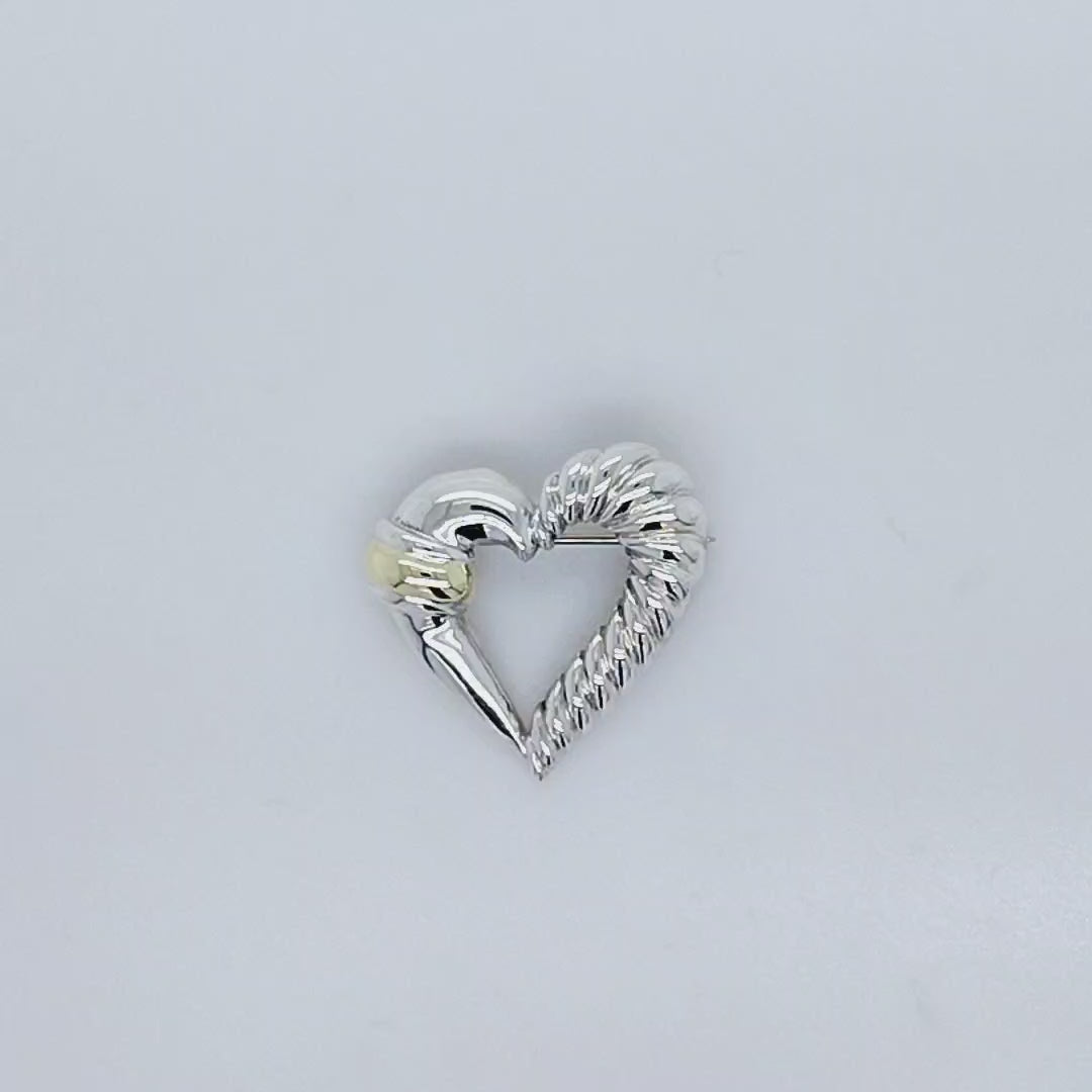 David Yurman Heart Pin