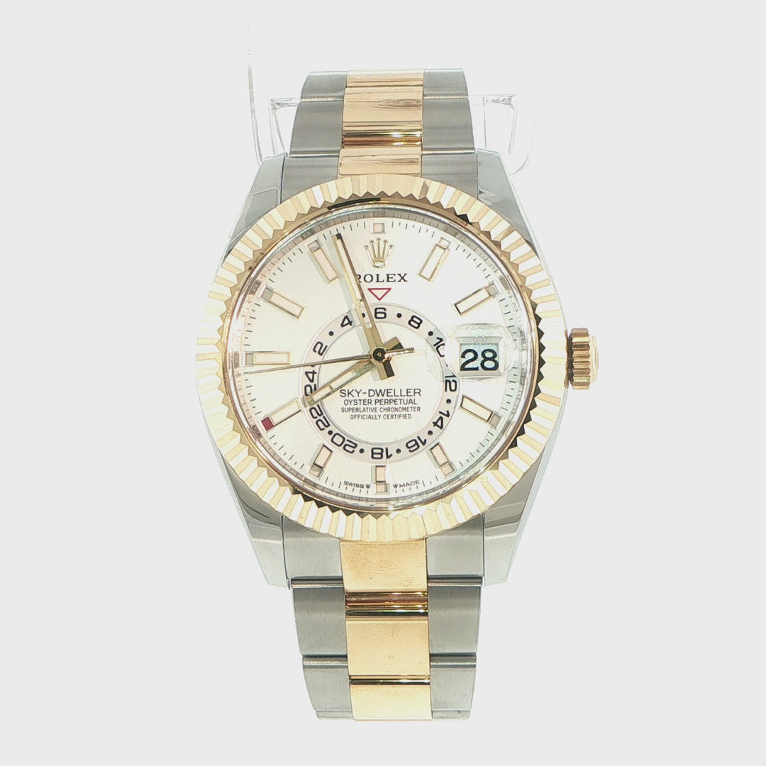 Rolex Sky-Dweller 42mm 18K Yellow Gold & Steel Automatic