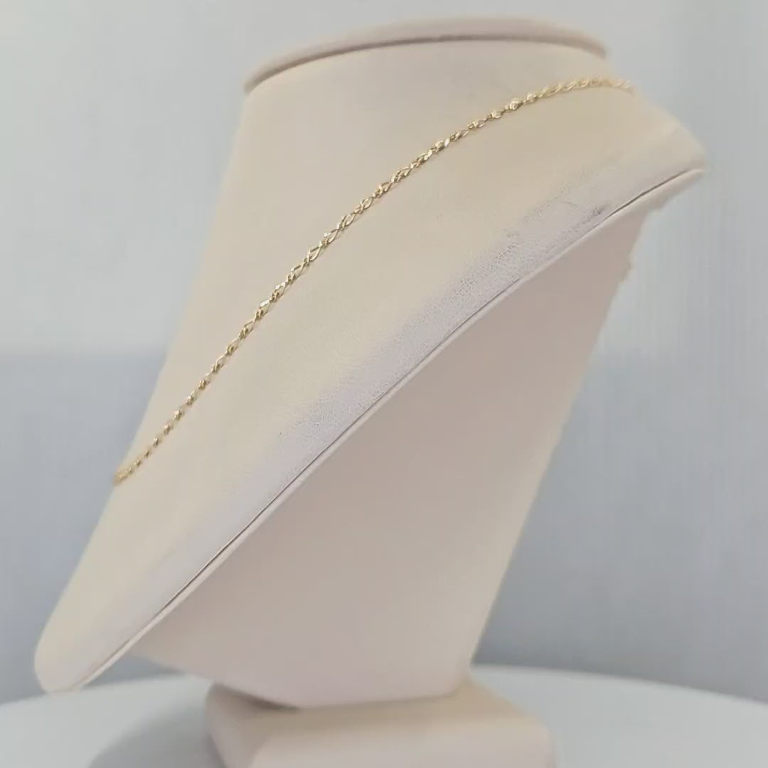 Yellow Gold Figaro Chain