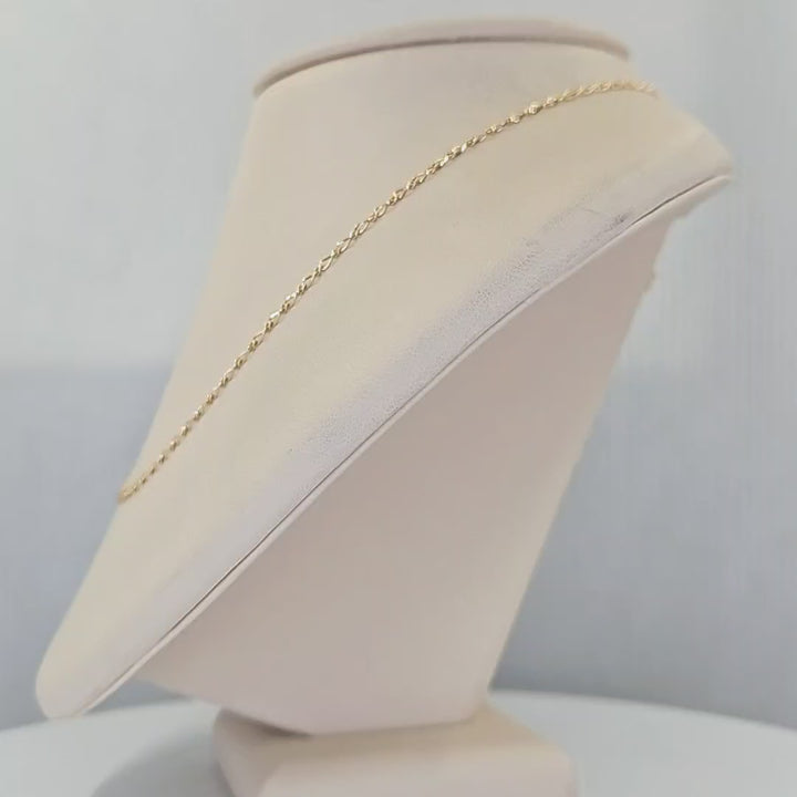 Yellow Gold Figaro Chain
