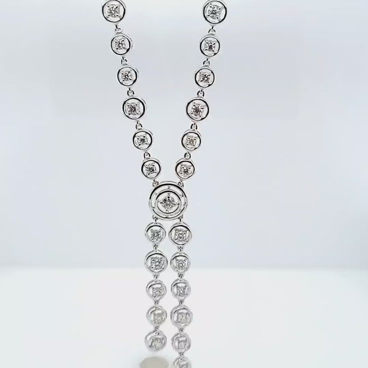 Diamond Lariat Necklace