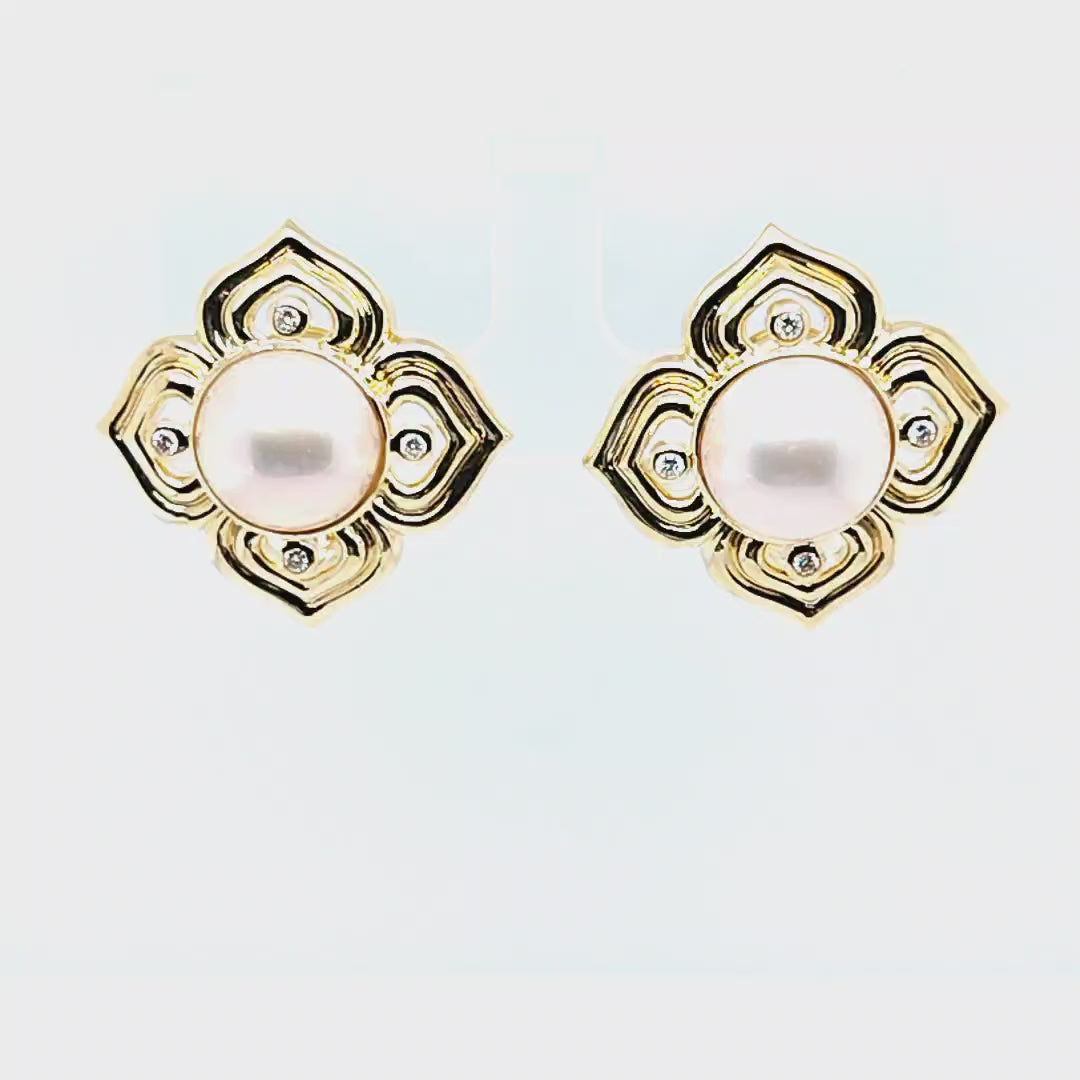 Mabe Pearl Earrings