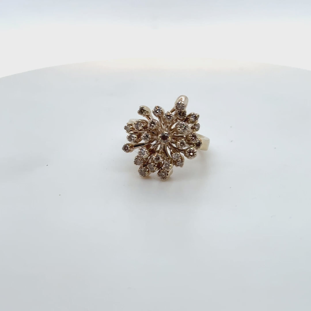 H. Stern 18K Noble Gold Snowflake Ring