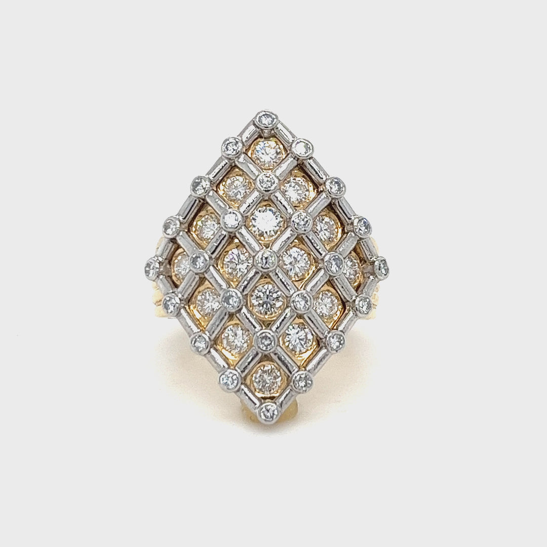Diamond Navette Ring